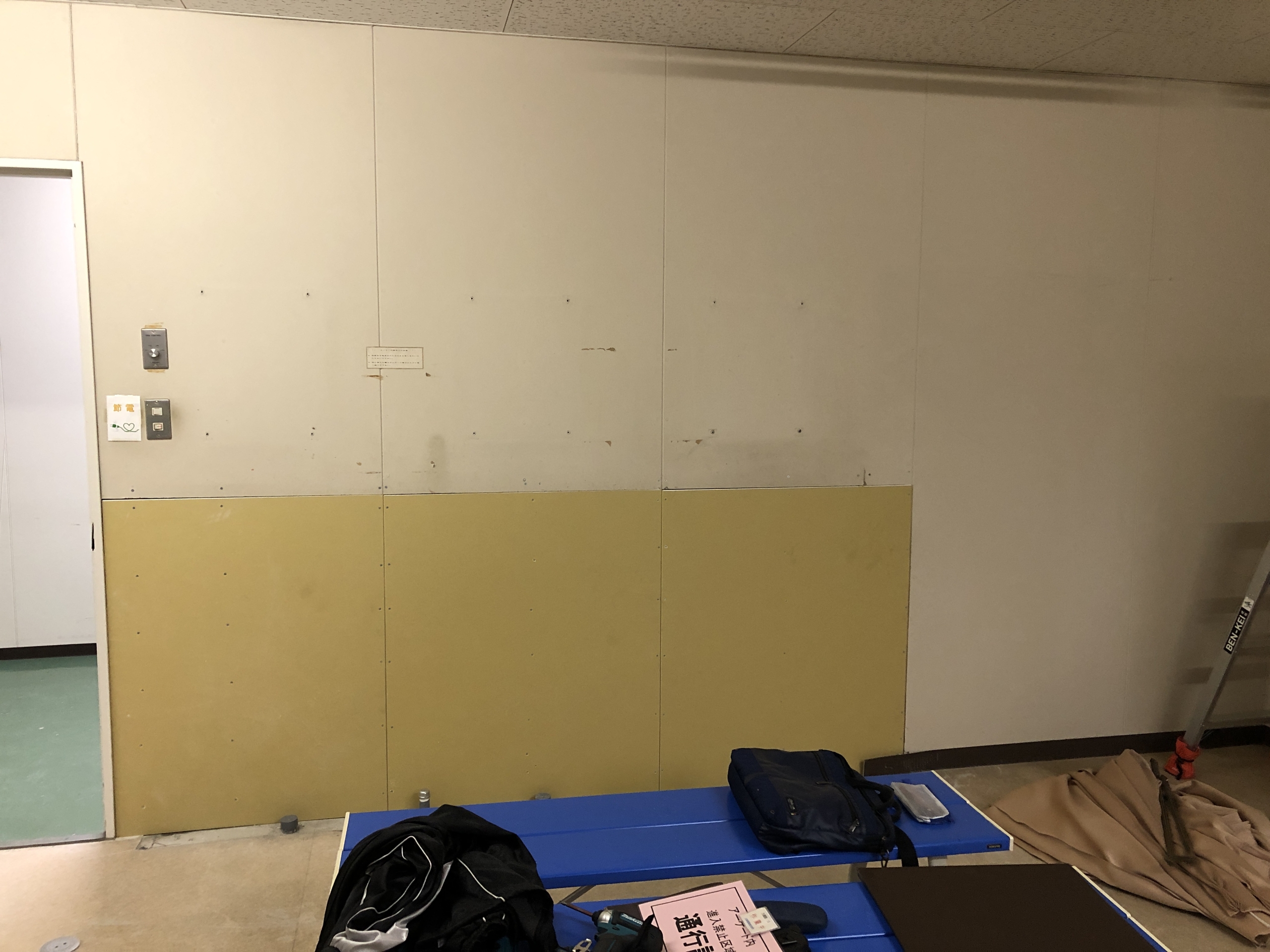 壁の補修工事もお任せください