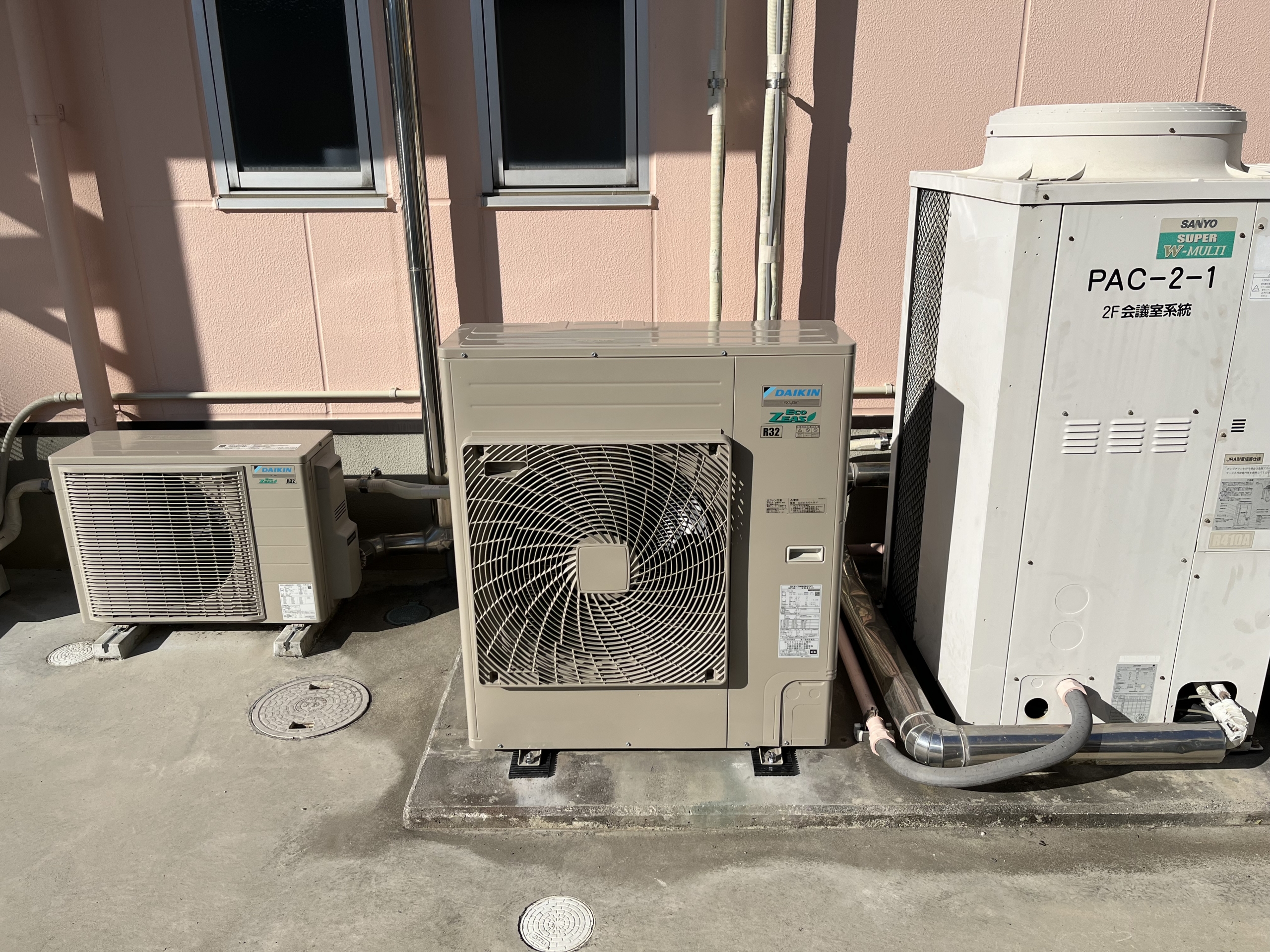 【空調設備工事】業務用エアコン（耐重塩害仕様）工事