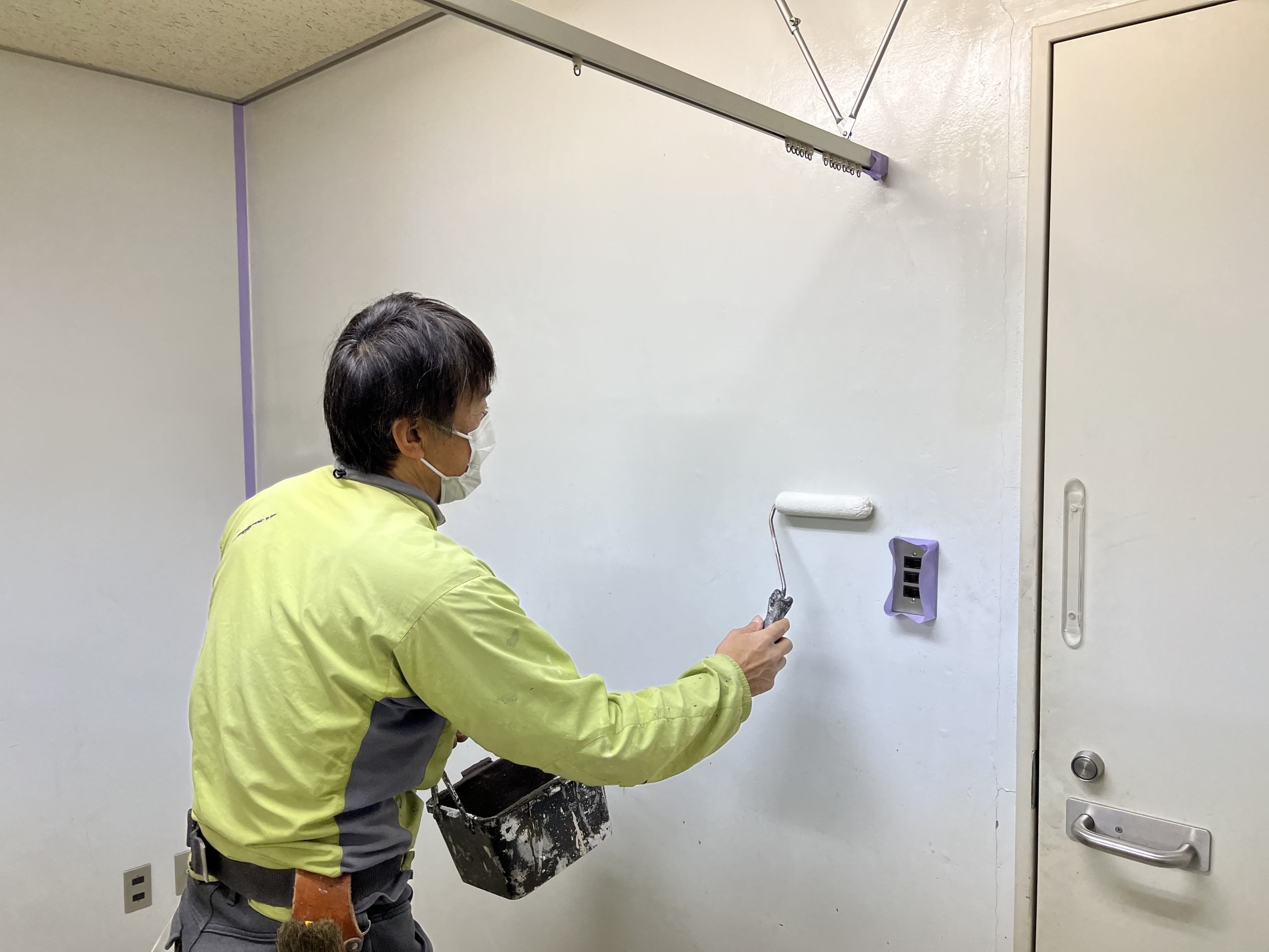 こんなことやりました！！【壁面塗装】