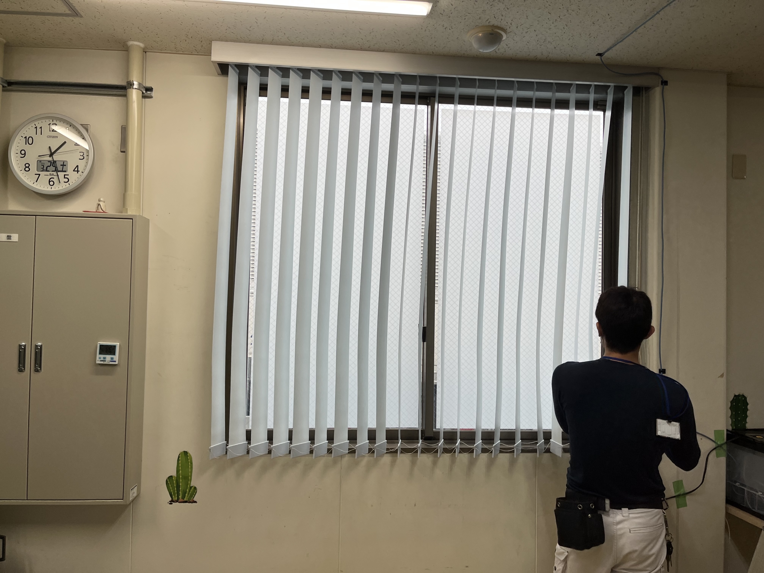 バーチカルブラインド工事を行いました