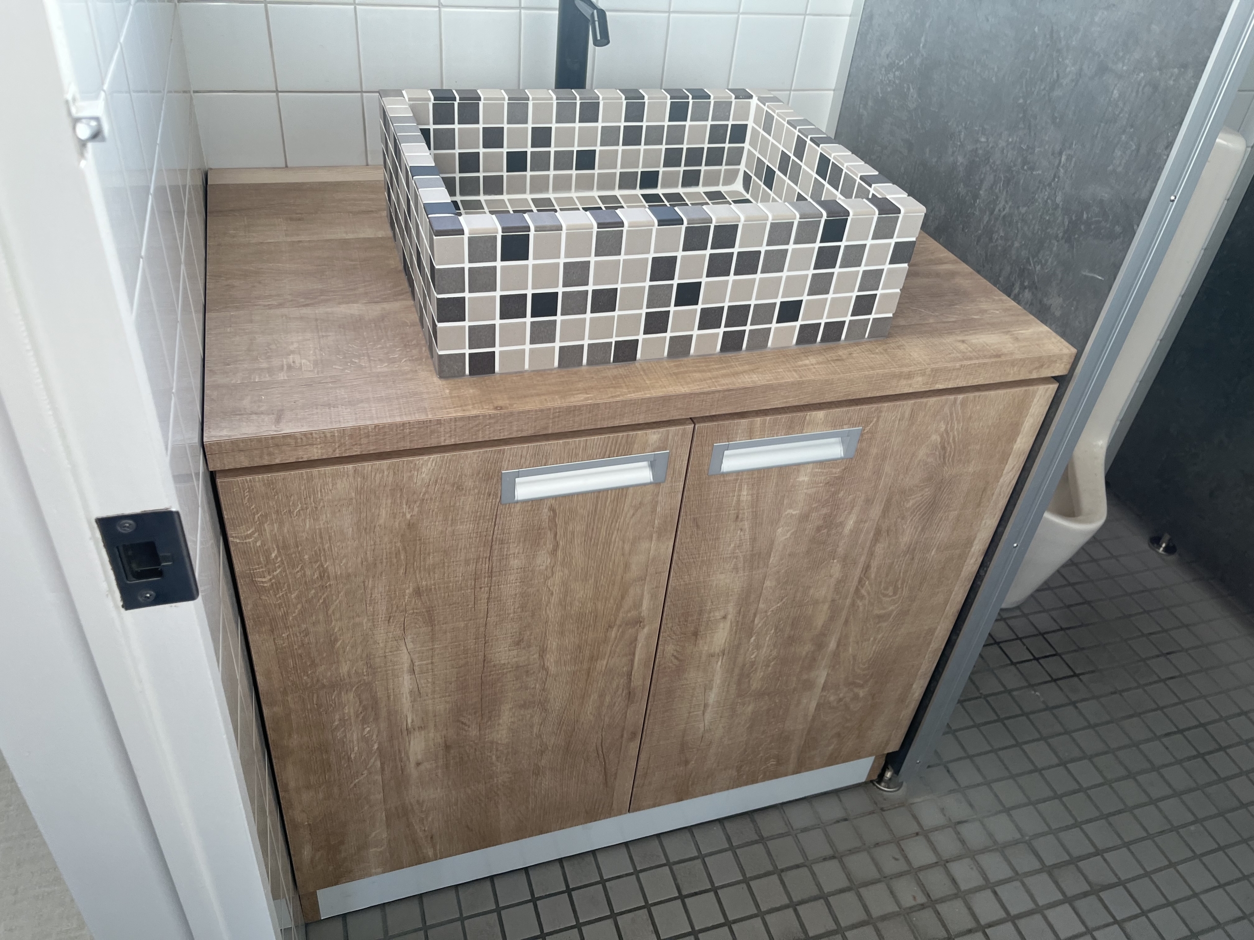 事務所改修時 トイレ改修も行いました。