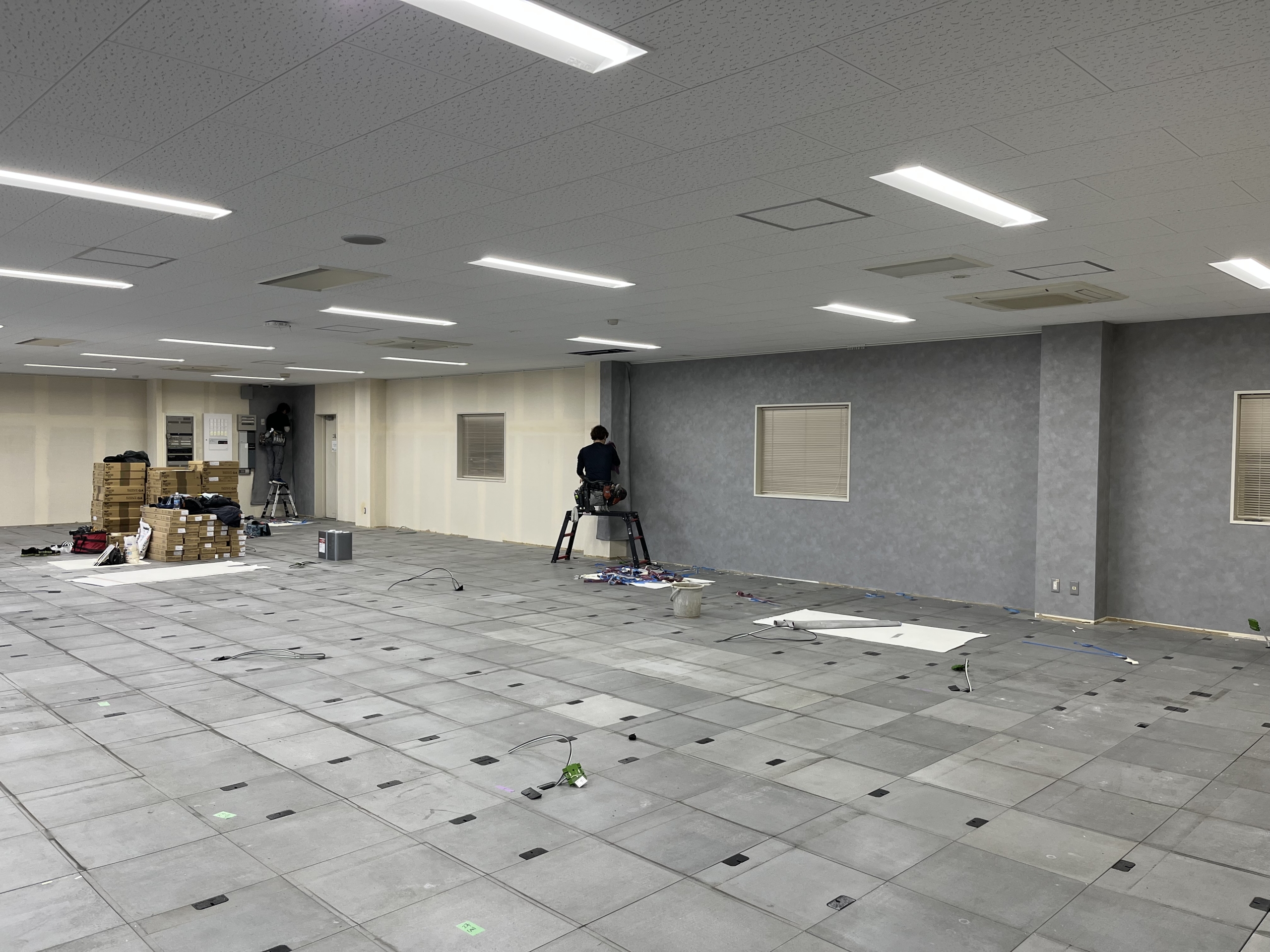 オフィスの壁クロス張替え工事