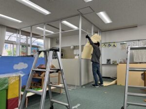 パーティションパネル変更中