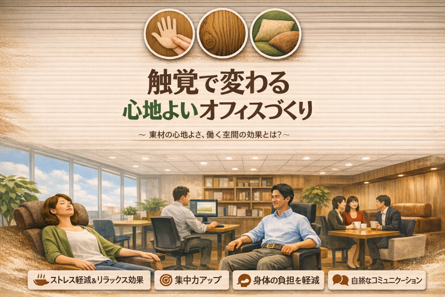 触覚から考えるオフィスづくりのサムネイル