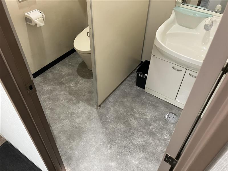 床長尺シート貼り替え工事施工後